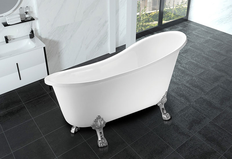 59 63 Bathtub Cois Claw Clasaiceach Aicrileach