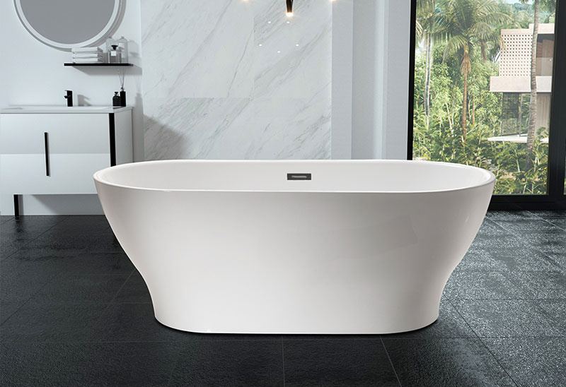 Bathtub Seasamh Aonair 67 Inch Moden