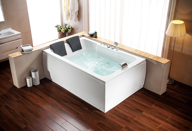 A051 180cm Massage Two Person Bathtub Jacuzzi Feidhm