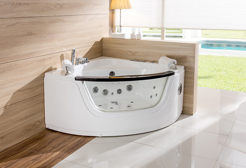 A057B 120cm Guairneán Bathtub Cúinne Jacuzzi Beaga