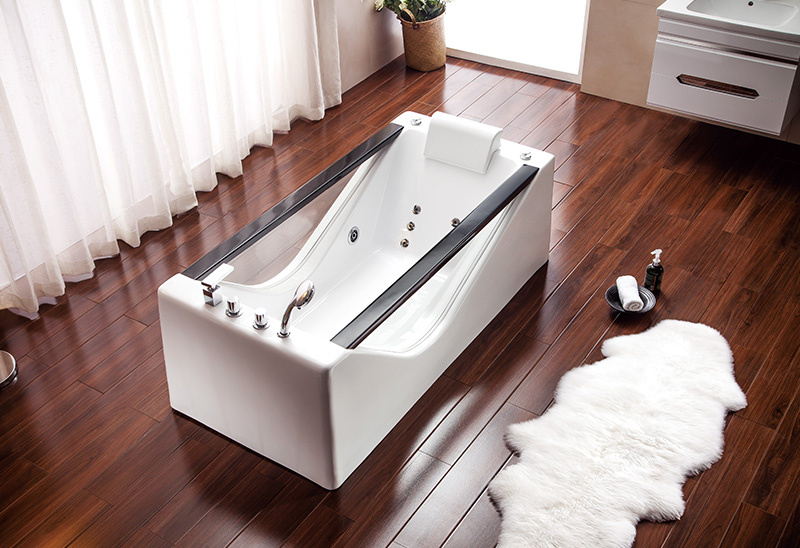 MV011L 1700mm Saorsheasaimh Massage Bathtub Jacuzzi